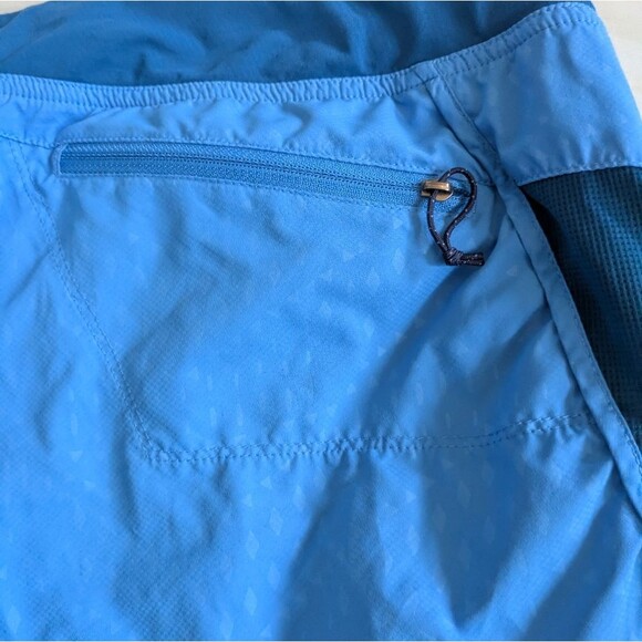 Patagonia Strider Pro Shorts Womens 36x3.5 Blue 2-tone Drawstring Lined M Medium - Picture 3 of 4